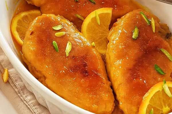Persian Saffron Orange Chicken