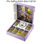 6 Pack Spices with 1 Saffron Threads Box