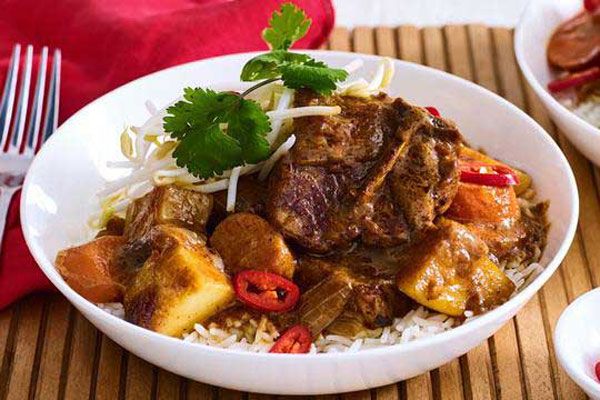 Lamb and potato curry